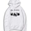 Four Chatting Black Cat Ew People Hoodie