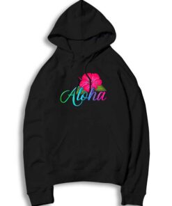 From The Island Feel The Aloha Flower Hoodie