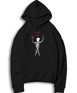 Fuck Death Skeleton Dancing Hoodie