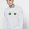 Green Beer Mug Boobs St Patricks Day Sweatshirt