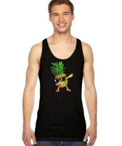 Hawaiian Dabbing Pineapple Sunglasses Tank Top