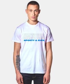 Health Club Sporty And Rich Jersey Logo T Shirt