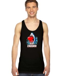 Heart Crusher White Shark Jawsome Tank Top