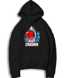 Heart Crusher White Shark Jawsome Hoodie