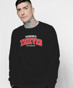 Hundred Thieves Los Angeles Jersey Logo Sweatshirt