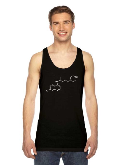 Hydroxychloroquine Molecule Coronavirus Cure Tank Top