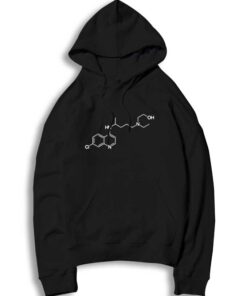 Hydroxychloroquine Molecule Coronavirus Cure Hoodie