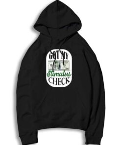 I Got My Stimulus Check Logo Hoodie