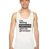 Im Feeling Supersonic Give Me Gin And Tonic Beers Tank Top