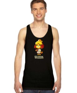 Isabelle No Coffee No Workee Animal Crossing Tank Top