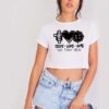 Jesus Love Cure Not Today Virus Crop Top Shirt