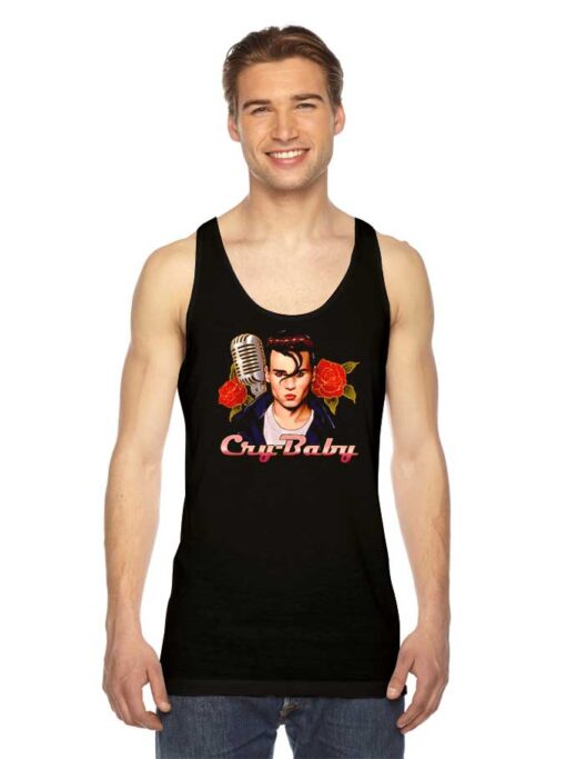 Johnny Depp Cry Baby Movie Logo Tank Top