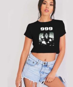 Juice Wrld 999 Smoking Poster Vintage Crop Top Shirt