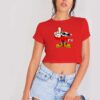 Kids Next Door Numbuh 1 Cartoon Crop Top Shirt