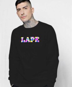 La Camo Lape Colorful Logo Sweatshirt