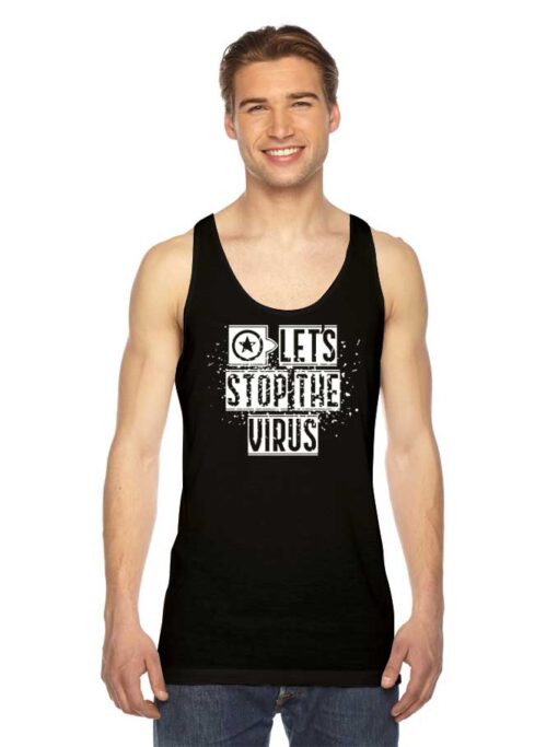 Let's Stop The Virus Fight Coronavirus Tank Top