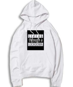 Living Through A Lockdown Logo Hoodie