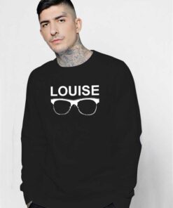 Louise With Glasses Best Friends Sweatshirt