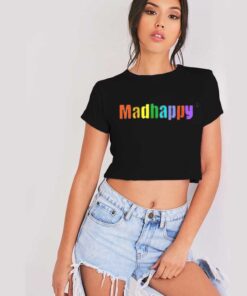 Madhappy Coloring Colorful Logo Crop Top Shirt