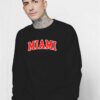 Miami Red Quote Jersey Logo Sweatshirt