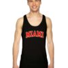 Miami Red Quote Jersey Logo Tank Top