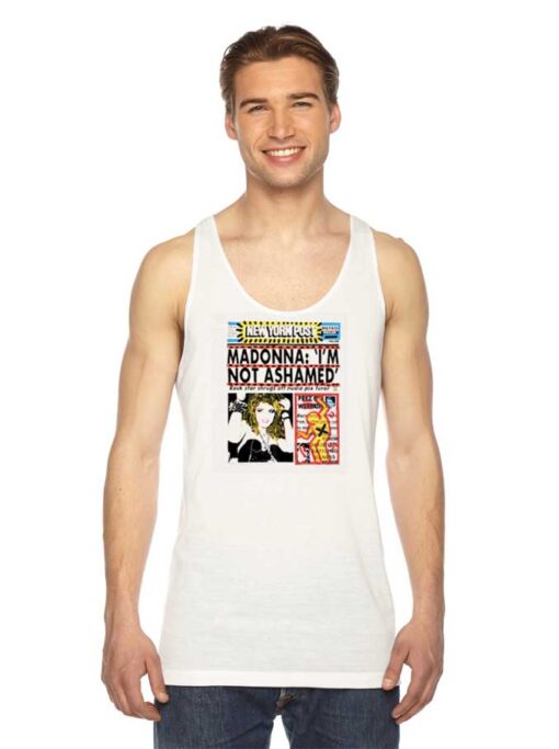 New York Post Madonna I'm Not Ashamed Tank Top