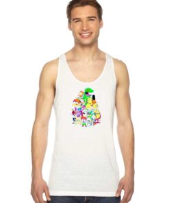 Nickelodeon Old School Group Characters Tank Top