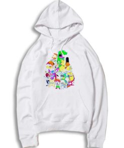 Nickelodeon Old School Group Characters Hoodie