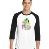 Nickelodeon Old School Group Characters Raglan Tee