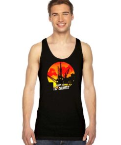 Ocean Oil Rig Pump It Til Squirt Tank Top