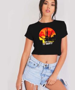 Ocean Oil Rig Pump It Til Squirt Crop Top Shirt