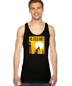 Oil Field Wife Well Sunset Afternoon Tank Top