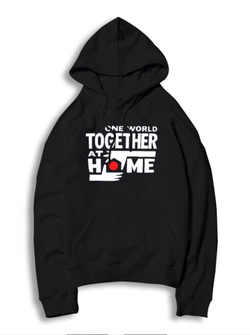 One World Together At Home Logo Hoodie