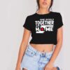 One World Together At Home Logo Crop Top Shirt