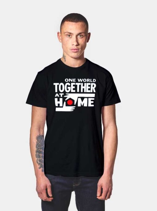 One World Together At Home Logo T Shirt