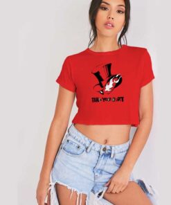 Phantom Thieves Take Your Heart Quote Crop Top Shirt