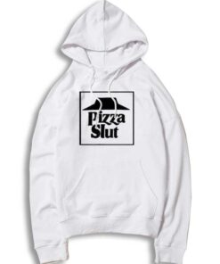 Pizza Slut Delivery Funny Logo Hoodie