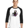 Quarantine Is A Joker Coronavirus Raglan Tee