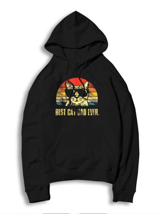 Rich Best Cat Dad Ever Vintage Hoodie