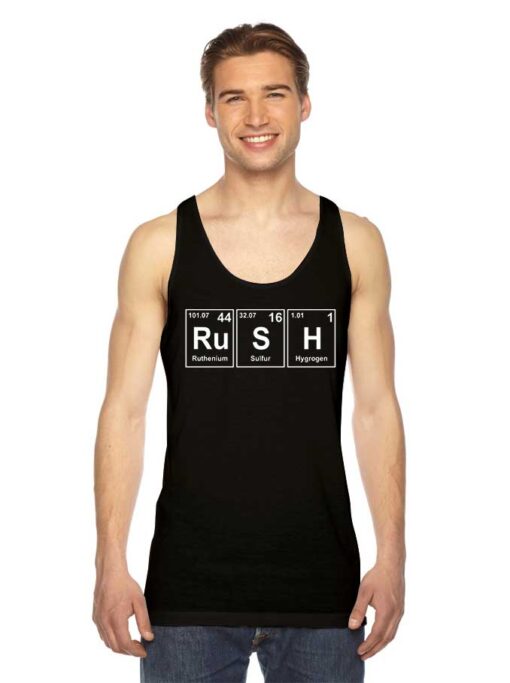 Rush Chemistry Periodic Table Elements Tank Top