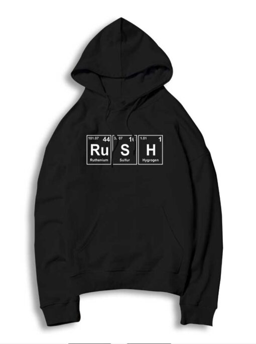 Rush Chemistry Periodic Table Elements Hoodie