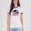 San Diego California Night Retro Ringer Tee