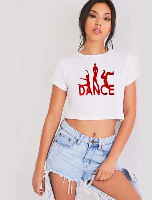 Save The Last Dance Logo Crop Top Shirt