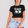 Senior 2020 The Year When Shit Got Real Crop Top Shirt