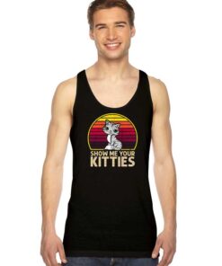 Show Me Your Kitties Retro Tank Top