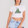 Snake Don't Cough On Me Use Mask Crop Top Shirt