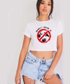 Star Wars Don't Give A Spaceship Vintage Crop Top Shirt