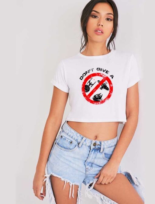 Star Wars Don't Give A Spaceship Vintage Crop Top Shirt