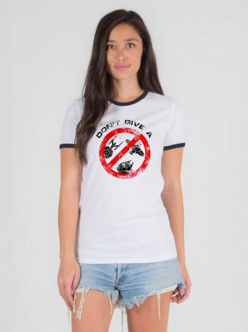 Star Wars Don't Give A Spaceship Vintage Ringer Tee