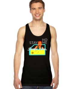 Stay Home Stayin Alive Coronavirus Tank Top